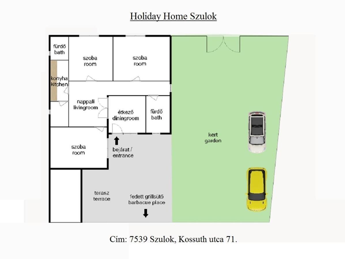 Holiday Home Szulok Luaran gambar